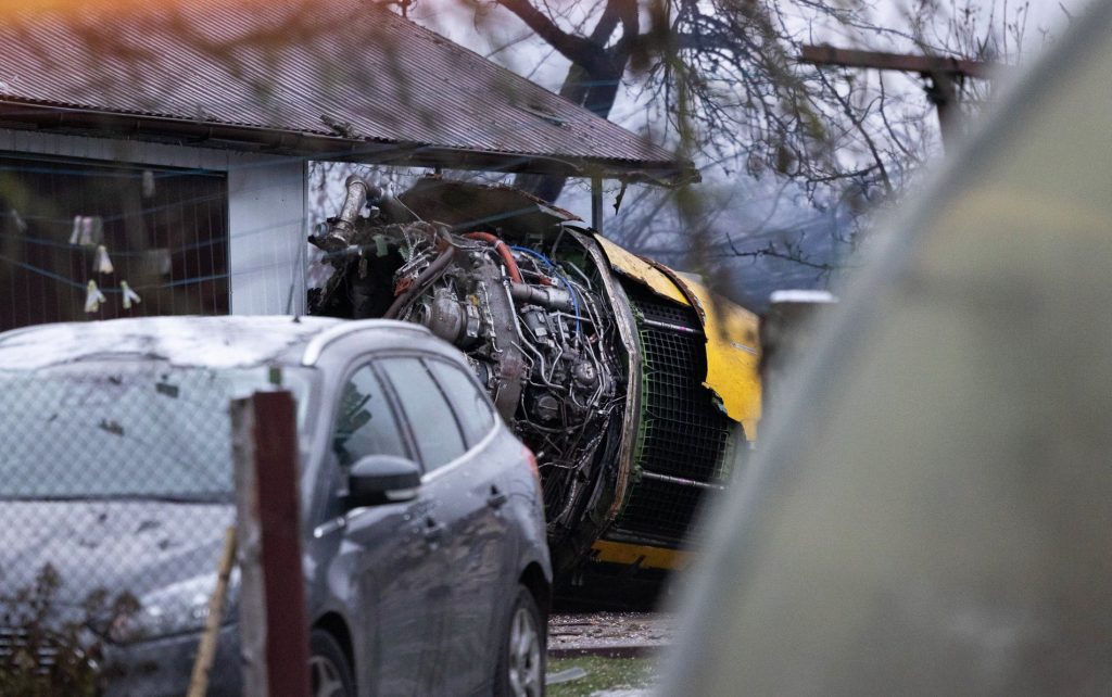 DHl accidente avión en Lituania