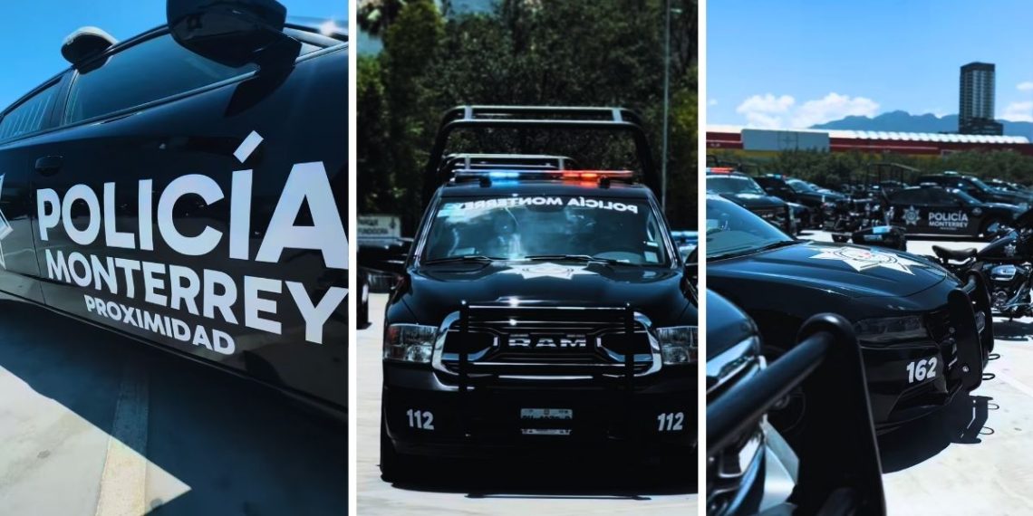 Patrullas De Monterrey Con Nueva Imagen -adelante Monterrey - Adelante Mty Nueva-imagen-de-seguridad-de-policía-de-monterrey - Adelante Mty