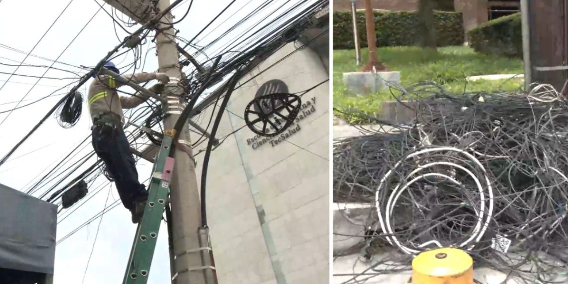 Limpieza-de-cableado-viejo-monterrey-limpio - Adelante Mty