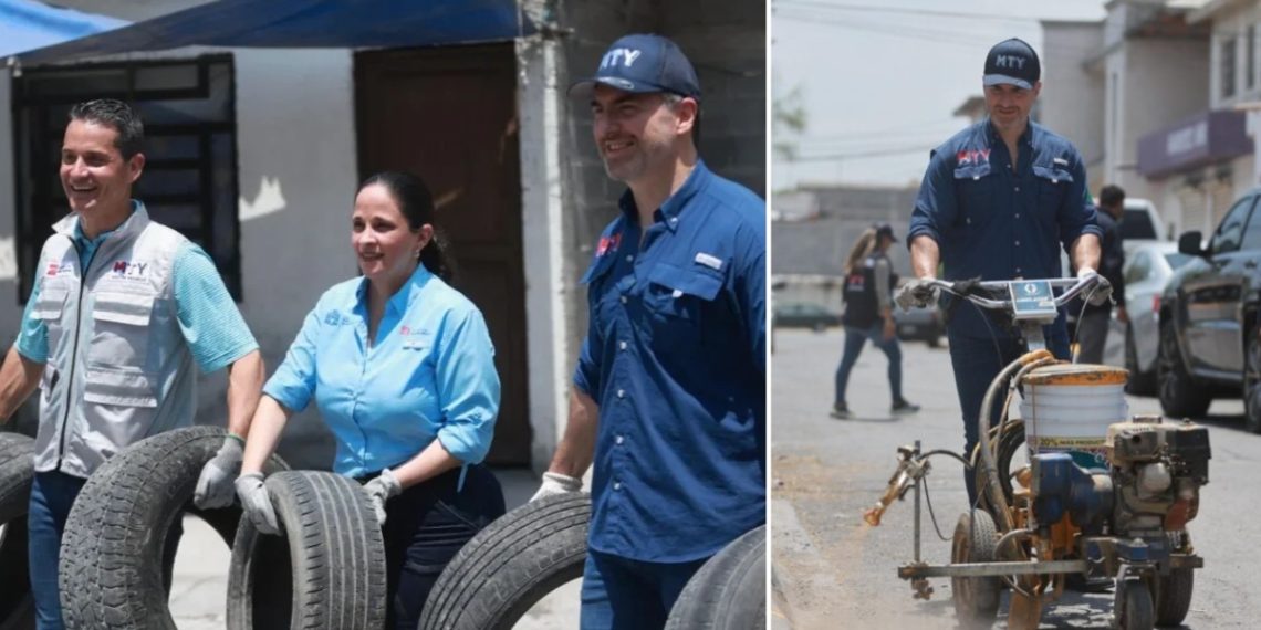 Obra-pública-en-colonias-regias-la-alianza-parque-genaro-vázquez - Adelante Mty