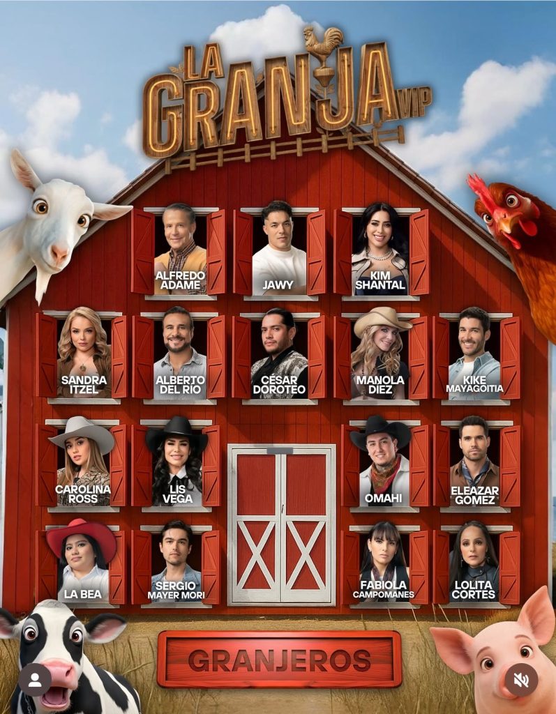 La Granja Vip 2025, Participantes Confirmados, Reality Show, Adal Ramones, Gala Inaugural