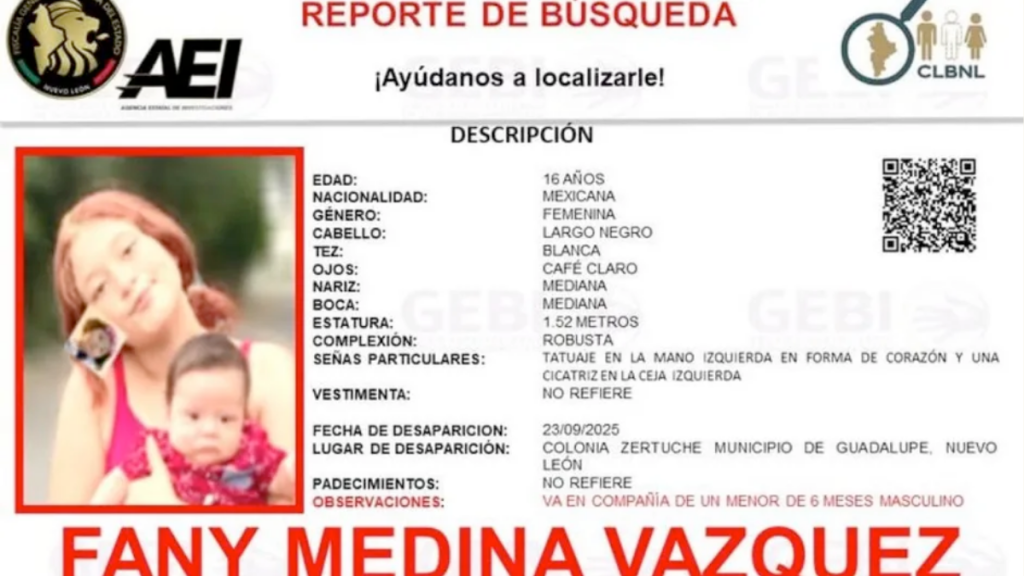 Búsqueda Inmediata, Bebé Desaparecido, Menor De Edad, Guadalupe, Bebé Y Joven, Gebi