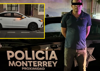 Detención-en-monterrey-c4-monterrey-vehículo-robado-policía-monterrey-estrategia-escudo - Adelante Mty