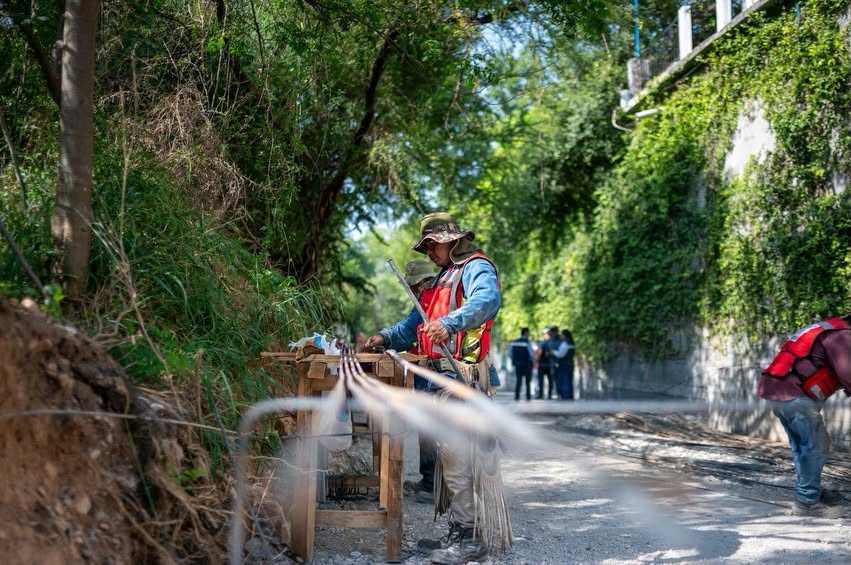Renovacion-750metros-pluvial - Adelante Mty Obras Públicas De Monterrey Renueva Pluvial En Real De Cumbres Bajo La Supervisión De Marcelo Segovia - Adelante Mty